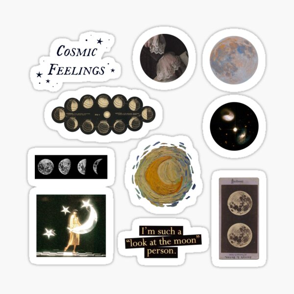 Moon Aesthetic -10Pack Sticker