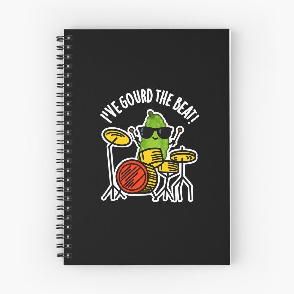 Item preview, I've Gourd The Beat Funny Veggie Puns (Dark BG) designed and sold by punnybone.