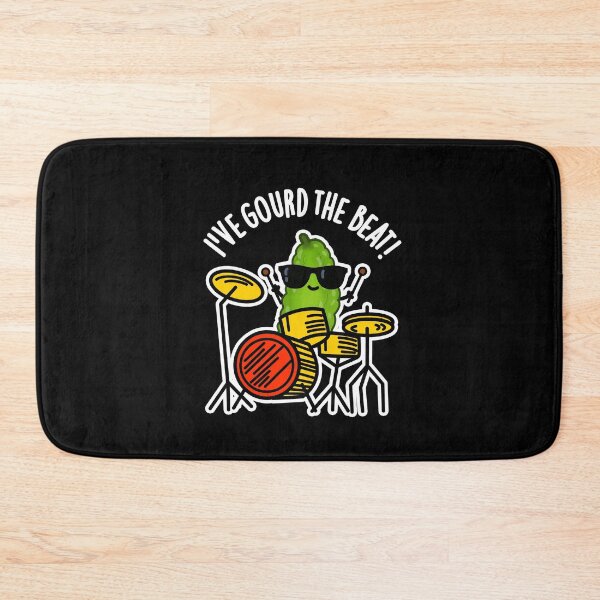 Item preview, I've Gourd The Beat Funny Veggie Puns (Dark BG) designed and sold by punnybone.
