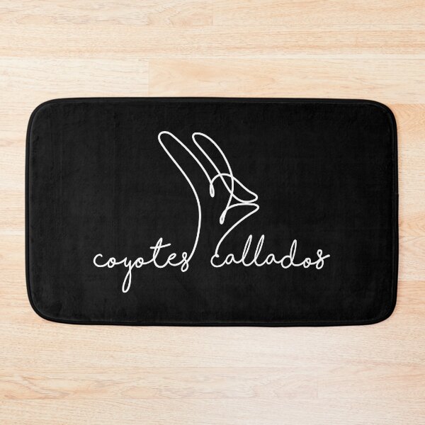 Item preview, coyotes callados (quiet coyote in spanish) (white font) designed and sold by splode.