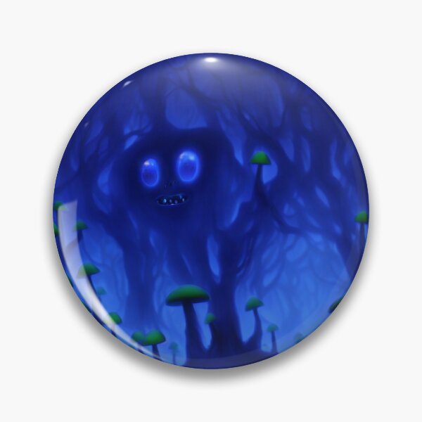 Item preview, Tree-monster in a mushroom forest VI blue designed and sold by BrachiaST.
