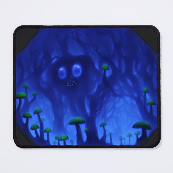 Item preview, Tree-monster in a mushroom forest VI blue designed and sold by BrachiaST.