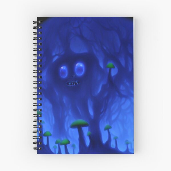 Item preview, Tree-monster in a mushroom forest VI blue designed and sold by BrachiaST.