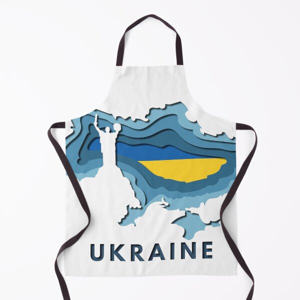 Item preview, UKRAINE CUTOUT 3D FLAG MAP designed and sold by dennaibz.