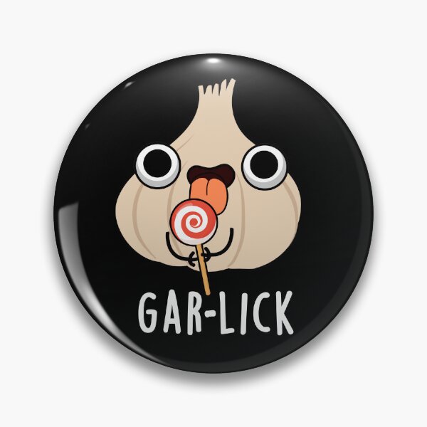 Item preview, Garlick Funny Garlic Herb Puns (Dark BG) designed and sold by punnybone.