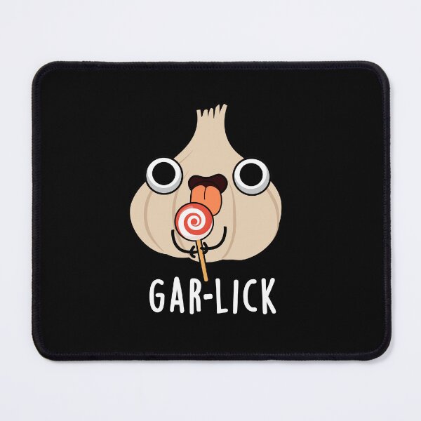 Item preview, Garlick Funny Garlic Herb Puns (Dark BG) designed and sold by punnybone.