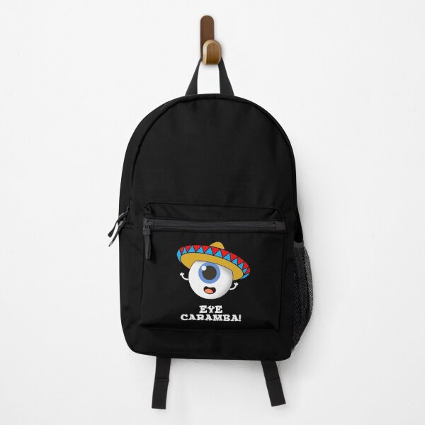 Item preview, Eye Caramba Funny Mexican Puns (Dark BG) designed and sold by punnybone.