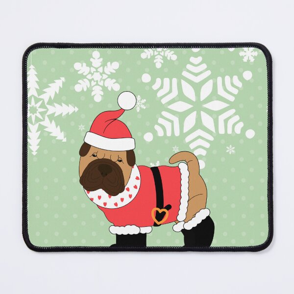 Item preview, Shar Pei Christmas Santa Claus designed and sold by Lulupainting.