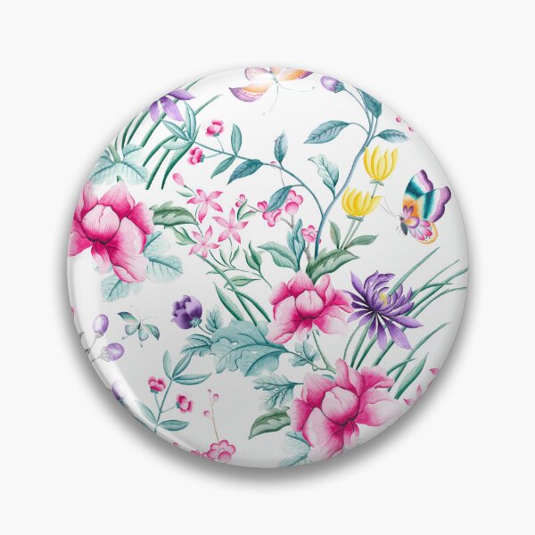 Artikelvorschau, Floral Chinoiserie - White entworfen und verkauft von Rainbows Galore.