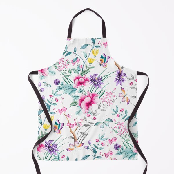 Artikelvorschau, Floral Chinoiserie - White entworfen und verkauft von Rainbows Galore.