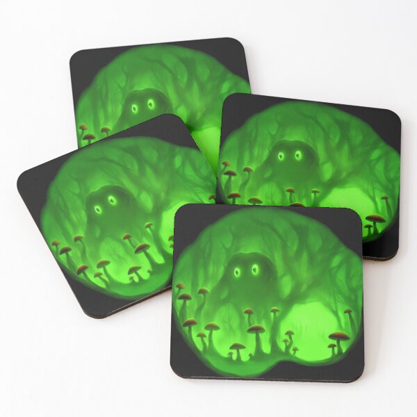 Item preview, Tree-monster in a mushroom forest VII green designed and sold by BrachiaST.