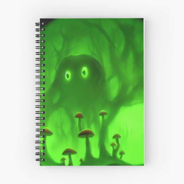 Item preview, Tree-monster in a mushroom forest VII green designed and sold by BrachiaST.