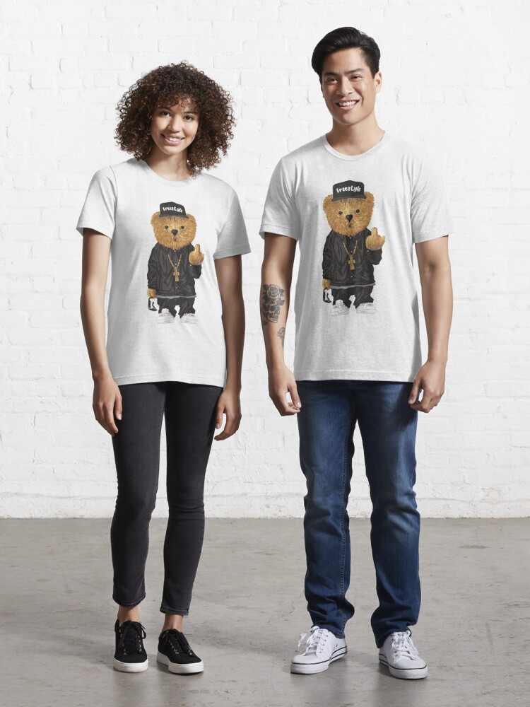 Gehen Sie zum Online-Shop! Teddy bear rap t-shirt \