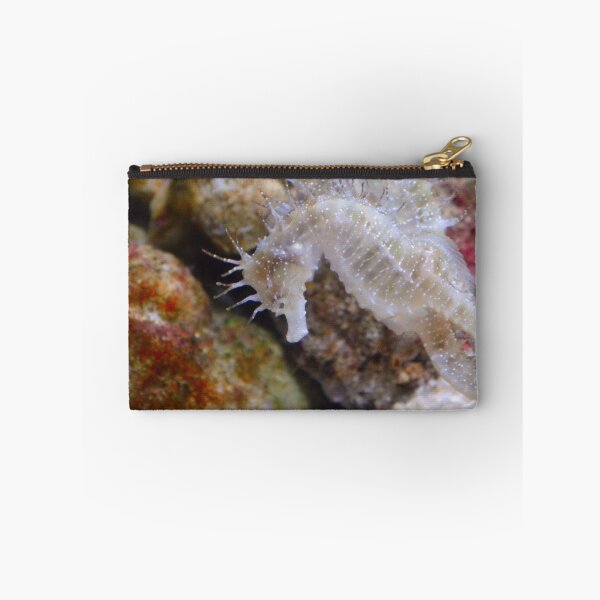 Item preview, Two White Sea Horses Living in Coral Reef designed and sold by Luxxe87.