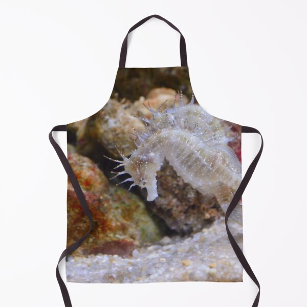 Item preview, Two White Sea Horses Living in Coral Reef designed and sold by Luxxe87.