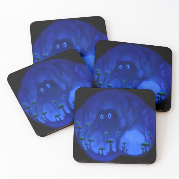 Item preview, Tree-monster in a mushroom forest VII blue designed and sold by BrachiaST.