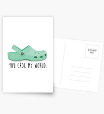 you croc my world Postcards