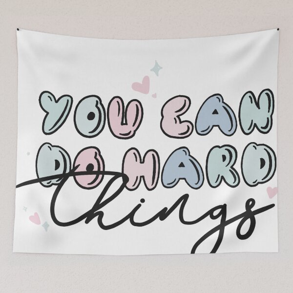 Item preview, You Can Do Hard Things designed and sold by LordGraceArt.