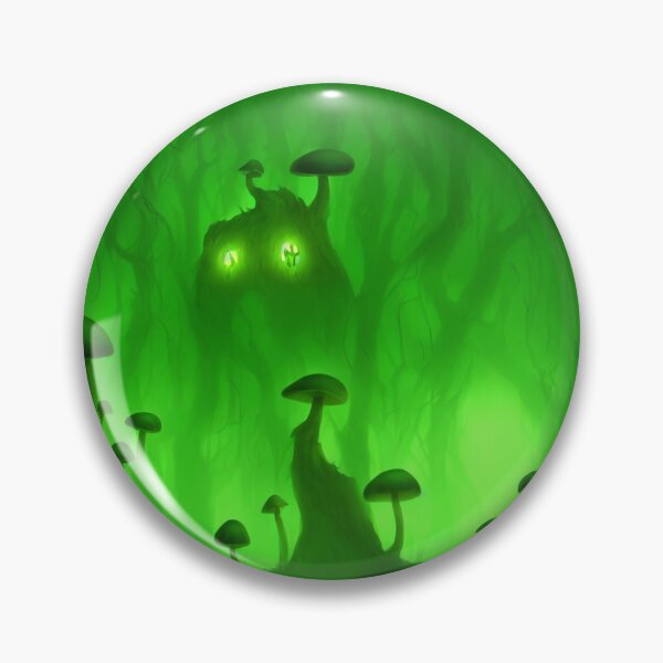 Item preview, Tree-monster in a mushroom forest VIII green designed and sold by BrachiaST.