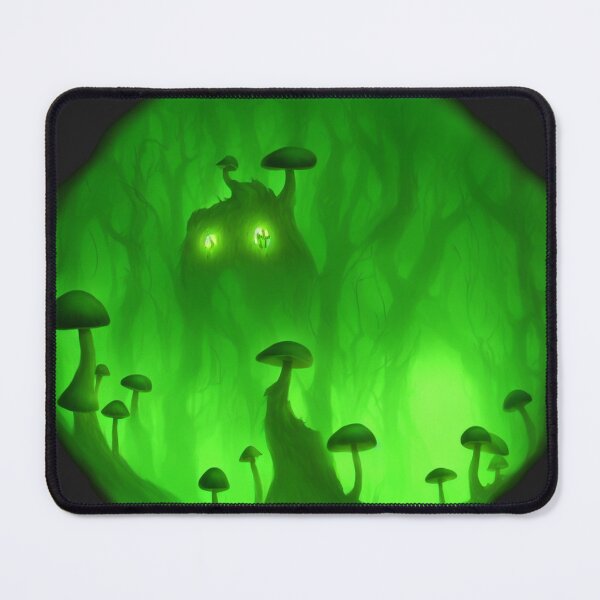 Item preview, Tree-monster in a mushroom forest VIII green designed and sold by BrachiaST.
