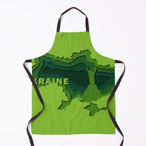 Item preview, GREEN UKRAINE CUTOUT 3D MAP designed and sold by dennaibz.