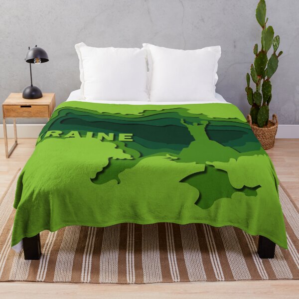 Item preview, MAPA 3D RECORTADO DE UCRANIA VERDE designed and sold by dennaibz.