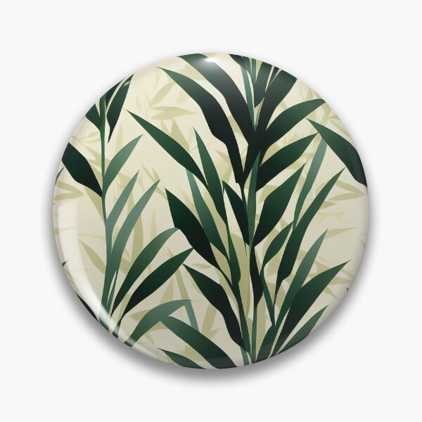 Item preview, Bamboo Leaves Pattern Print designed and sold by ThePurpleMelon.