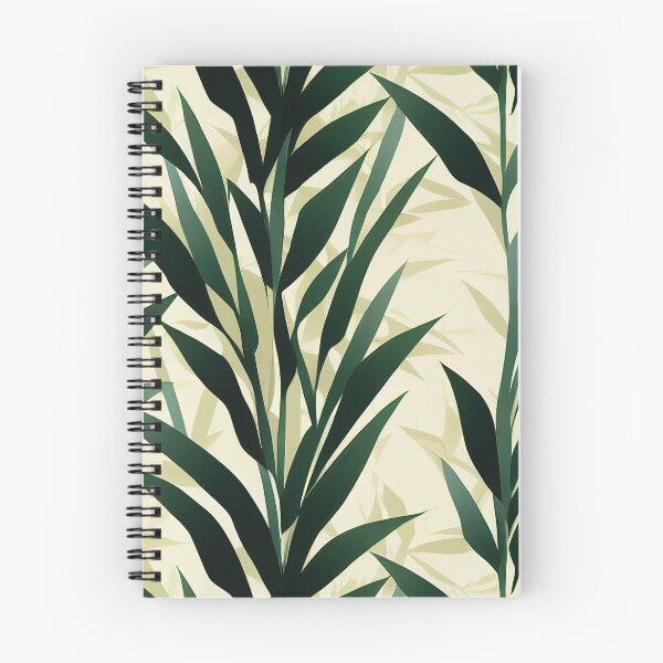 Item preview, Bamboo Leaves Pattern Print designed and sold by ThePurpleMelon.