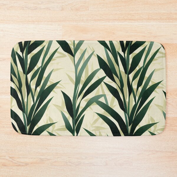 Item preview, Bamboo Leaves Pattern Print designed and sold by ThePurpleMelon.