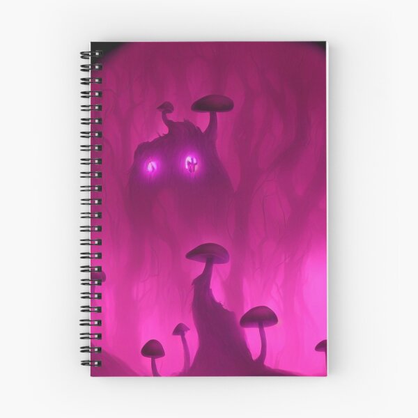 Item preview, Tree-monster in a mushroom forest VIII red designed and sold by BrachiaST.