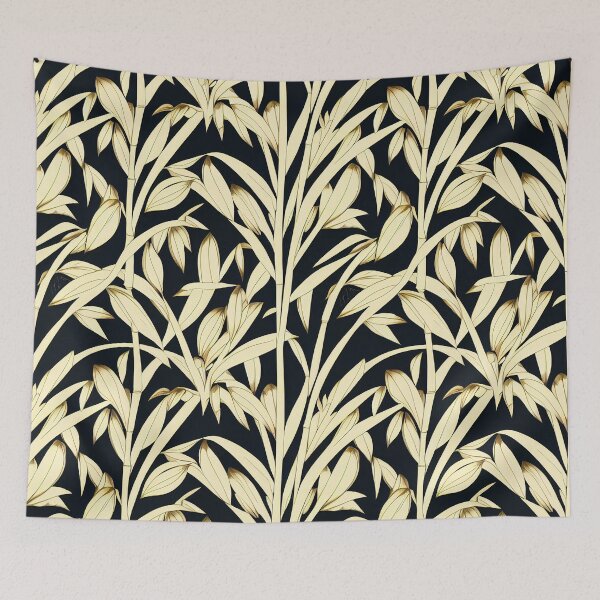 Item preview, Bamboo Leaves Pattern Print designed and sold by ThePurpleMelon.