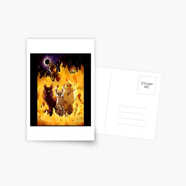 Firestar Fireheart Warrior Cats Postcard for Sale by alicialynne