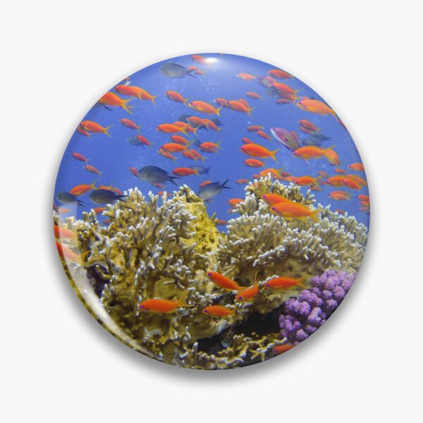 Item preview, Colorful Coral Reef With Orange Fish designed and sold by Luxxe87.