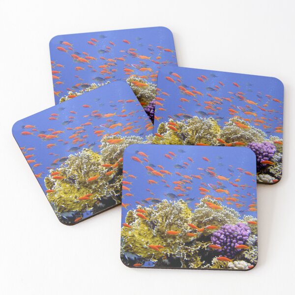 Item preview, Colorful Coral Reef With Orange Fish designed and sold by Luxxe87.