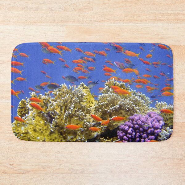 Item preview, Colorful Coral Reef With Orange Fish designed and sold by Luxxe87.