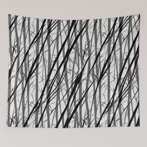 Item preview, Bamboo Leaves Pattern Print designed and sold by ThePurpleMelon.