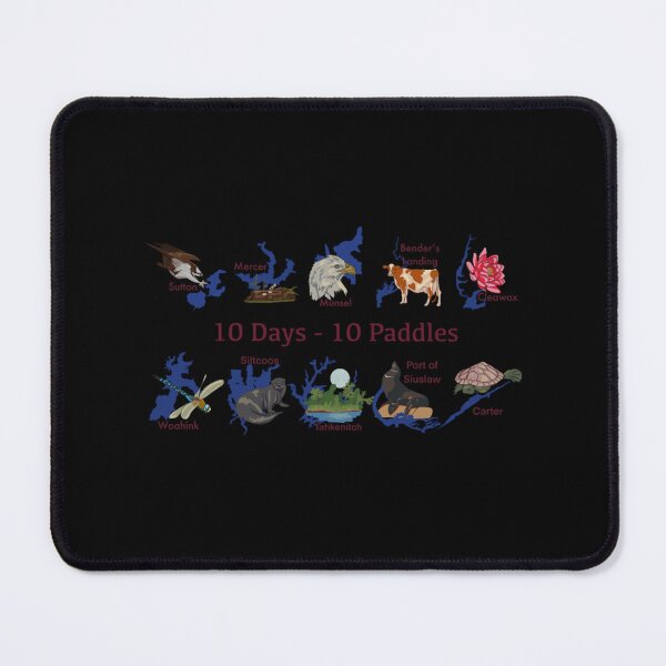 Item preview, 10 Days 10 Paddles funny designed and sold by SEQUOIAHUGHES.