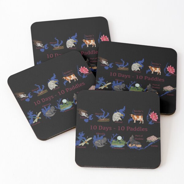 Item preview, 10 Days 10 Paddles funny designed and sold by SEQUOIAHUGHES.