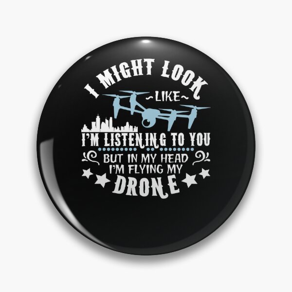 Item preview, I Might Look Like I Am Listening To You Drone Flying designed and sold by aryagiri.
