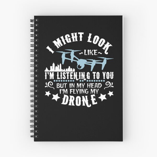 Item preview, I Might Look Like I Am Listening To You Drone Flying designed and sold by aryagiri.