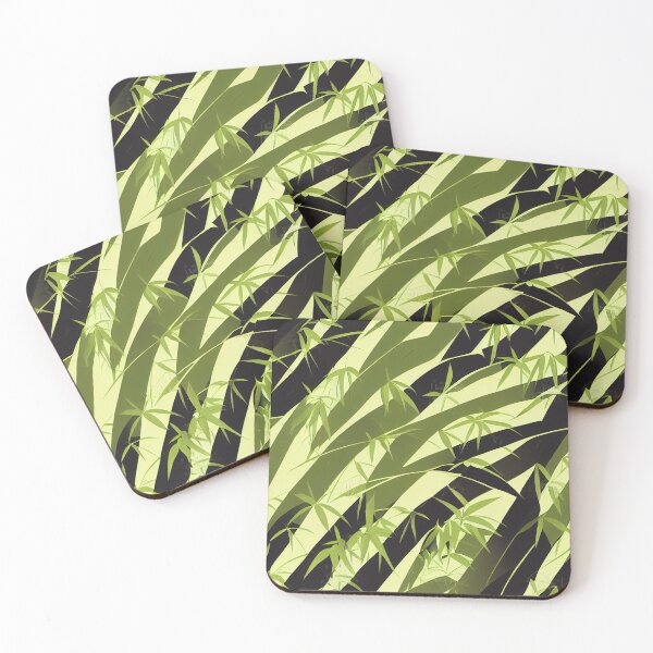 Item preview, Bamboo Leaves Pattern Print designed and sold by ThePurpleMelon.