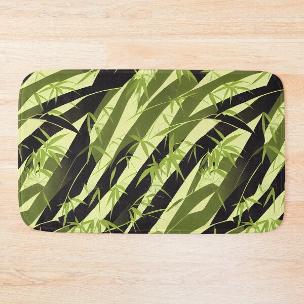 Item preview, Bamboo Leaves Pattern Print designed and sold by ThePurpleMelon.
