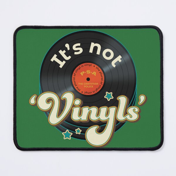Item preview, Funny Vinyl Record Grammar Joke designed and sold by Jazznote.