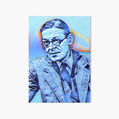 Item preview, T. S. Eliot Artwork | T S Eliot Portrait | TS Eliot Wall Art  designed and sold by Suyogsonar25.