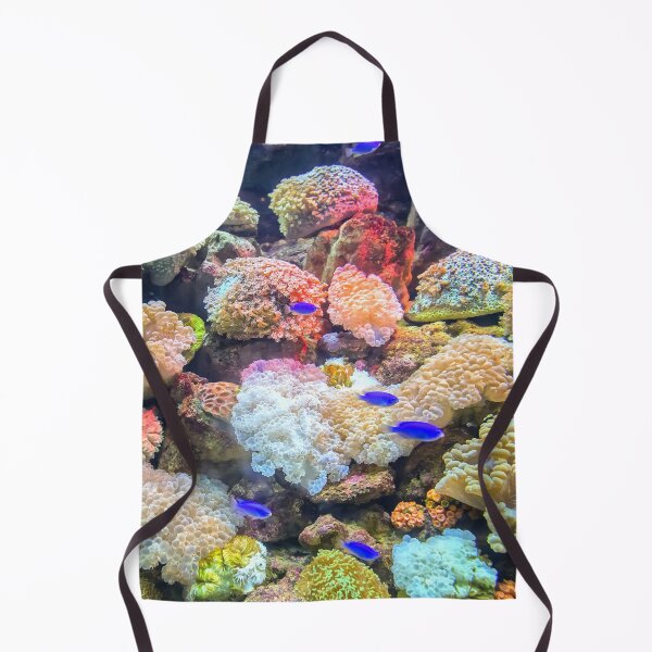 Item preview, Vibrant Blue Fish Living in Colorful Coral Reef designed and sold by Luxxe87.