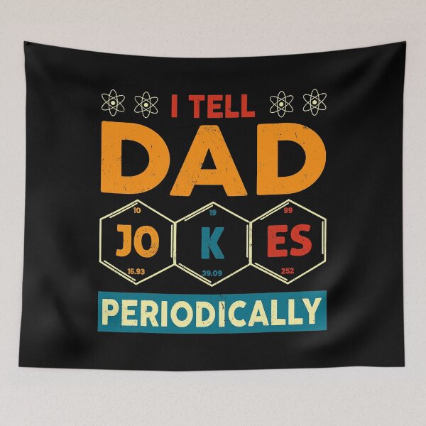 Item preview, I Tell Dad Jokes Periodically Vintage Fathers Day designed and sold by Abaddon-art.