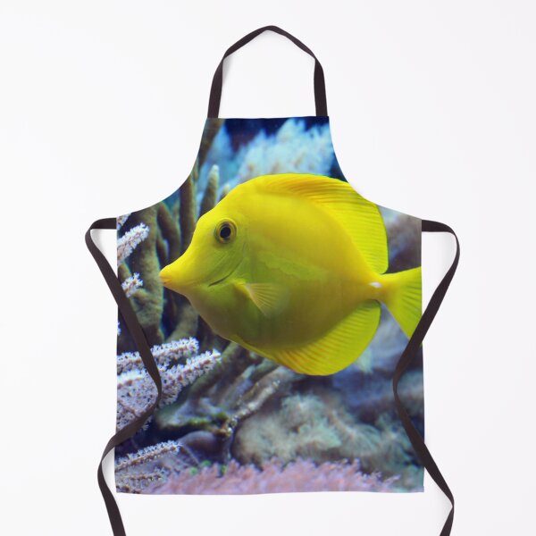Item preview, Adorable Yellow Fish Living in Coral Reef designed and sold by Luxxe87.