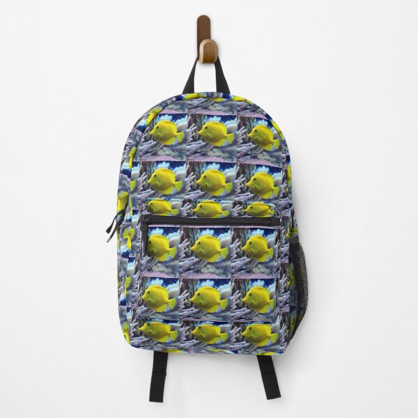 Item preview, Adorable Yellow Fish Living in Coral Reef designed and sold by Luxxe87.