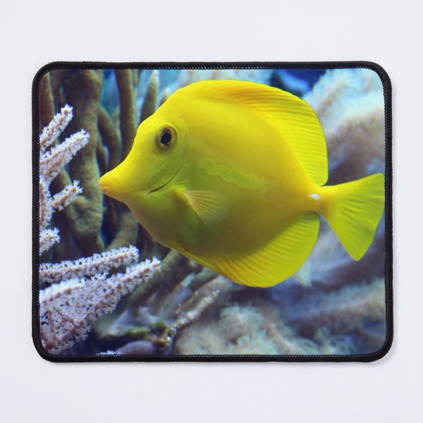 Item preview, Adorable Yellow Fish Living in Coral Reef designed and sold by Luxxe87.