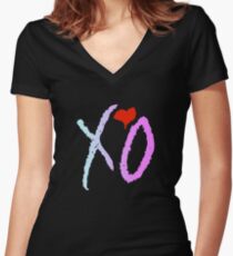 Camiseta entallada de cuello en V marshmello